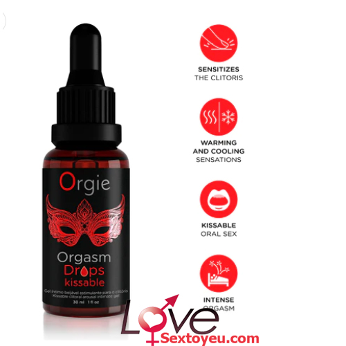 Gel nếm tăng khoái cảm Orgie Drops Kissable cho Oral sex hấp dẫn