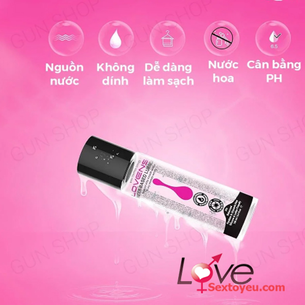 Gel bôi trơn Lovense 100ml dịu nhẹ an toàn tăng cảm giác