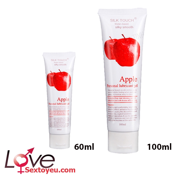 Gel bôi trơn Silk Touch hương táo gel gốc nước thiên nhiên an toàn 
