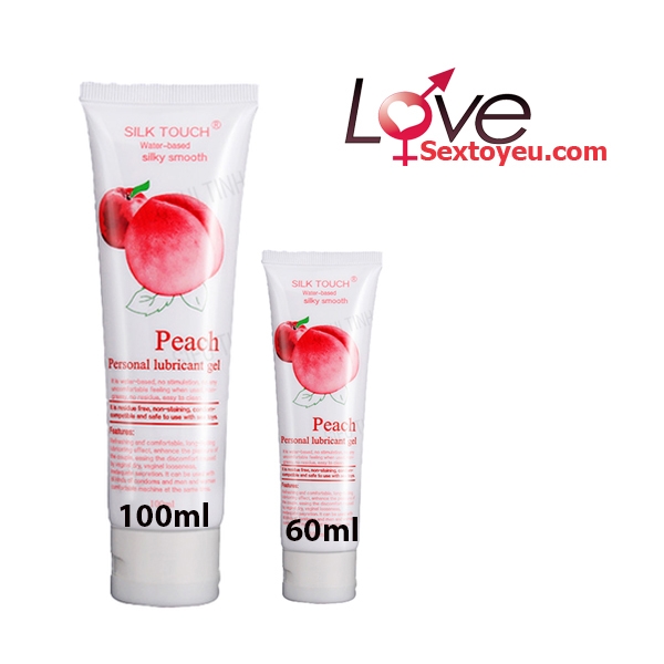Gel bôi trơn Silktouch hương đào, gốc nước thiên nhiên dịu nhẹ, an toàn 