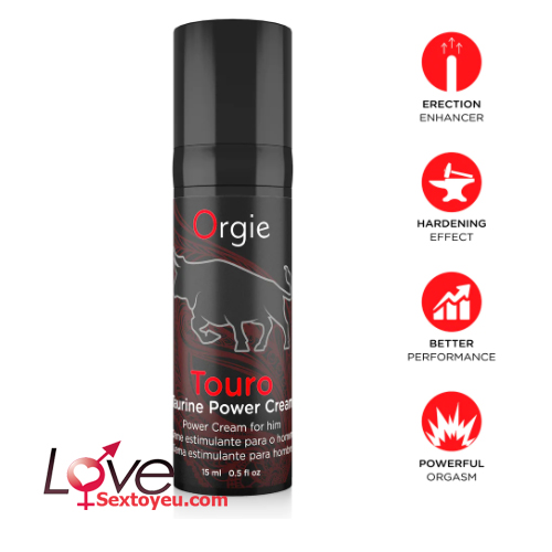 Kem Orgie Touro Power Cream hỗ trợ sinh lý nam kéo dài thời gian quan hệ
