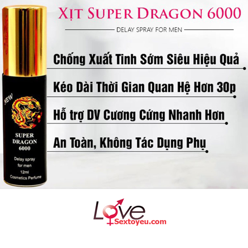 Super Dragon Delay Spray with Vitamin E for Men