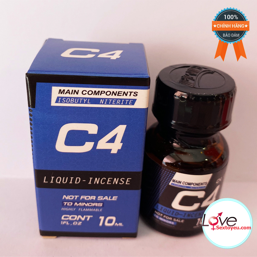 Popper C4 Xanh 10ml Chính Hãng Thơm Mạnh Giúp Phấn Khích