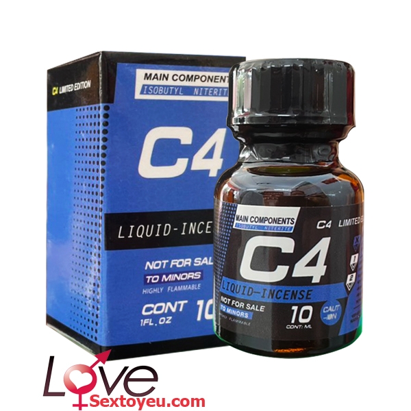 Popper C4 xanh 10ml hít tăng hưng phấn cho top bot hương dễ chịu 