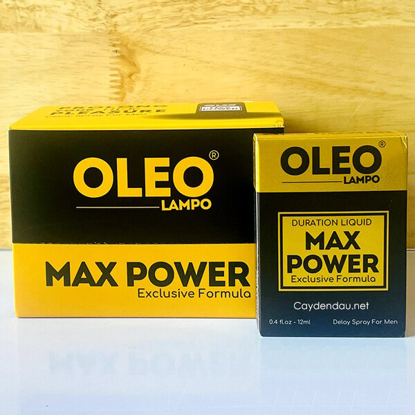 Oleo Max Power 12ml xịt ngừa xuất tinh sớm tăng khoái cảm Oleo Max Power 12ml xịt ngừa xuất tinh sớm tăng khoái cảm