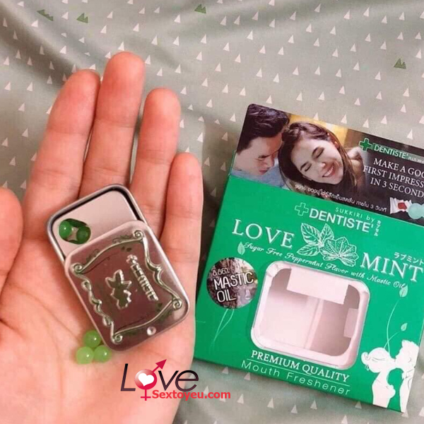 Kẹo Ngậm BJ Love Mint Hương Bạc Hà Kích Thích Yêu Đam Mê