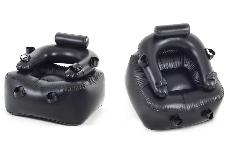 Ghế hơi LoveChair bơm hơi đen bền bỉ kích thích cảm xúc