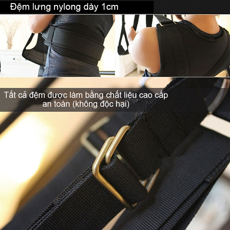 Bộ giàn đu treo phòng the siêu phẩm tăng khoái cảm chơi cực đã