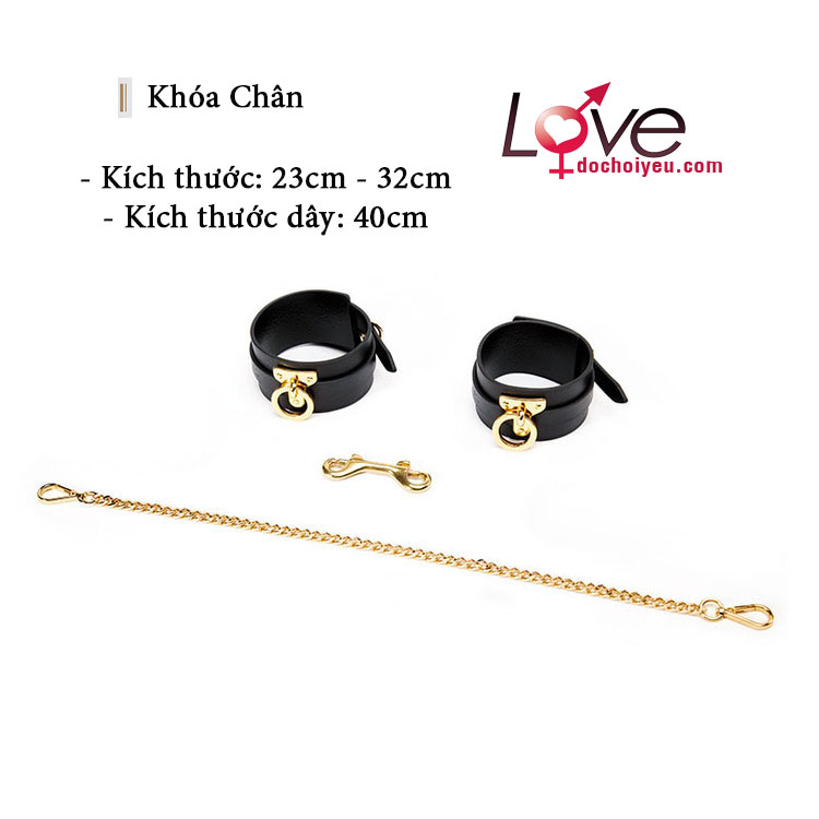 Bộ Đồ Chơi BDSM Da Cao Cấp - Đẳng Cấp Thượng Lưu