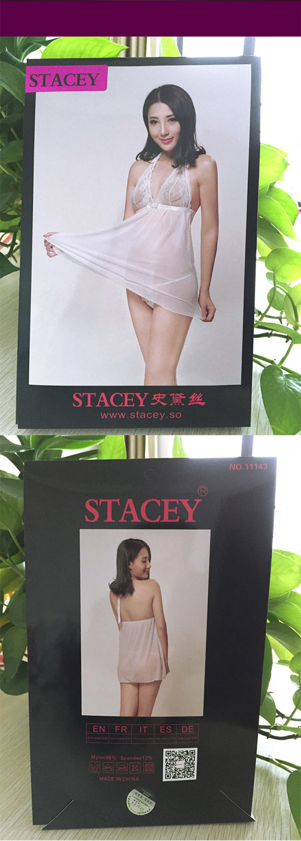 Váy ngủ voan trắng quyến rũ mềm mại tôn dáng dịu dàng