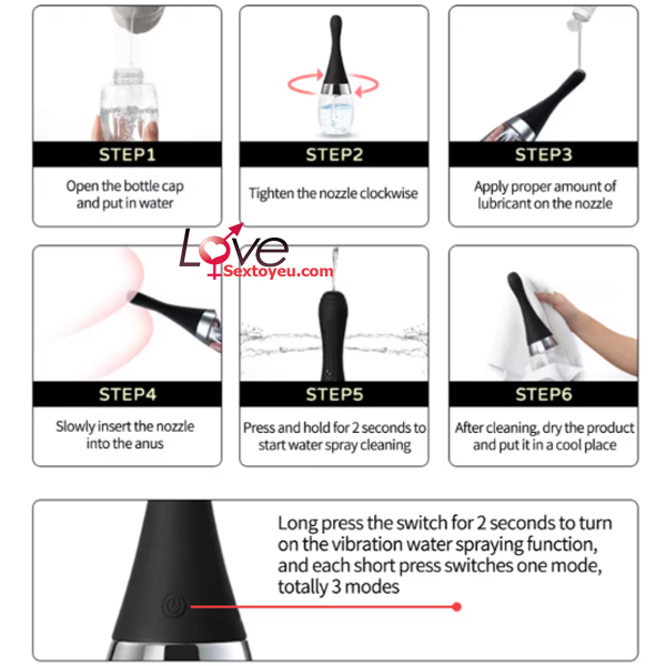 Máy rửa hậu môn tự động sạc điện tiện lợi an toàn giá tốt