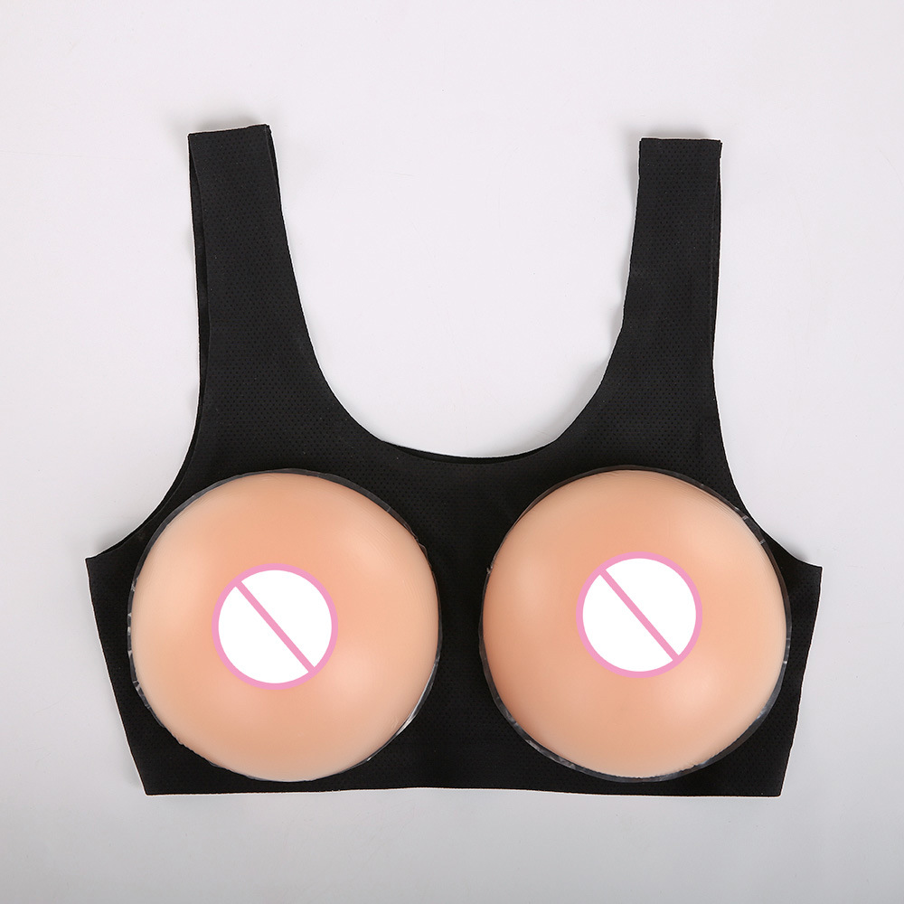 Premium Comfortable Stretch Fake Breast Lifelike Bra