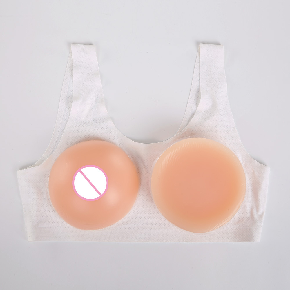 Premium Comfortable Stretch Fake Breast Lifelike Bra