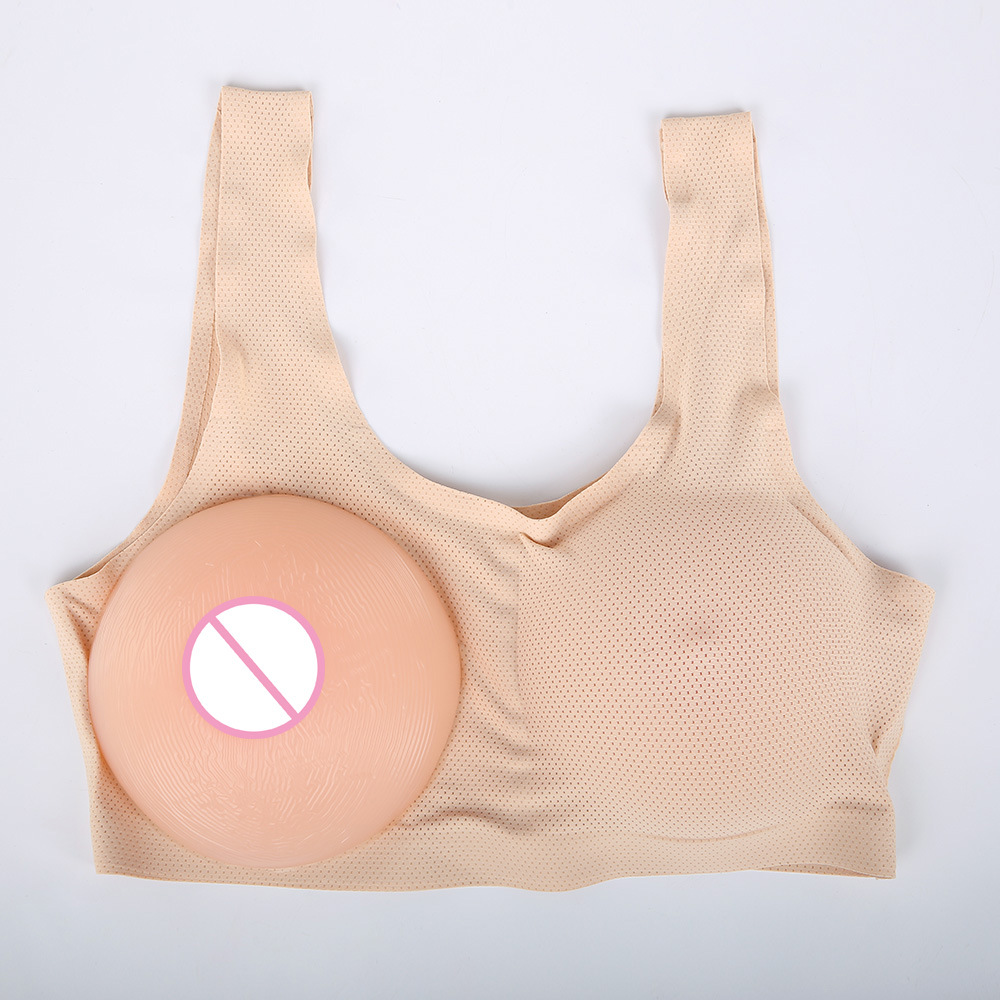 Premium Comfortable Stretch Fake Breast Lifelike Bra