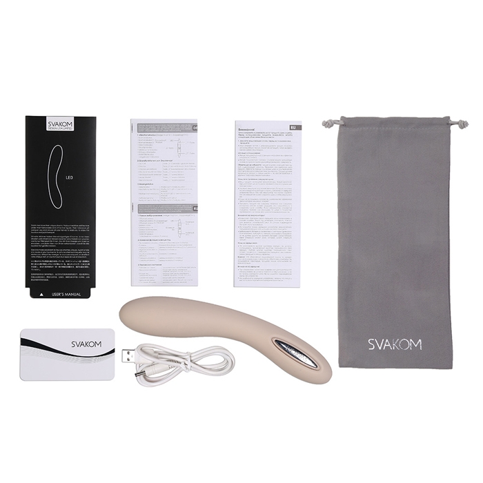 Mát xa điểm G silicone điều chỉnh nhiệt độ Svakom Leo