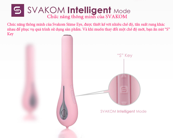 Máy rung Svakom Siime Eye cao cấp kích thích điểm G cực đỉnh