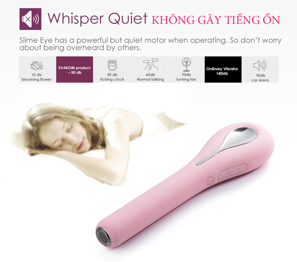 Máy rung Svakom Siime Eye cao cấp kích thích điểm G cực đỉnh