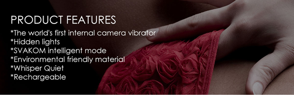 Máy mát xa điểm G Svakom Siime Gaga cao cấp tích hợp camera