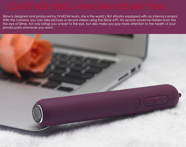 Máy mát xa điểm G Svakom Siime Gaga cao cấp tích hợp camera