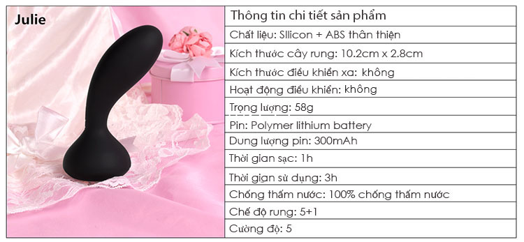 Máy rung Svakom Judy kích thích điểm G hậu môn cao cấp silicone