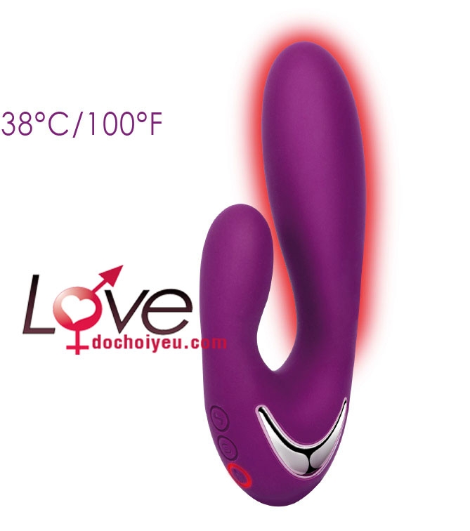 Máy rung 2 đầu Svakom Vesper sưởi ấm massage điểm G silicon an toàn