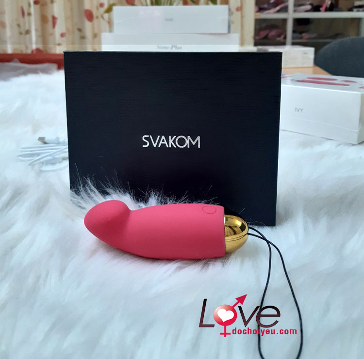 Trứng Rung Tình Yêu Svakom IVY Silicon ABS Sạc Pin Tối Ưu Trứng Rung Tình Yêu Svakom IVY Silicon ABS Sạc Pin Tối Ưu