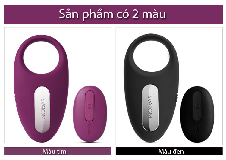 Vòng rung Svakom Winni USA cao cấp pin sạc điều khiển xa kích thích