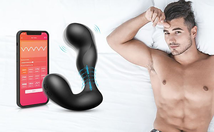Svakom Iker máy rung hậu môn điều khiển app, silicone an toàn, kích thích