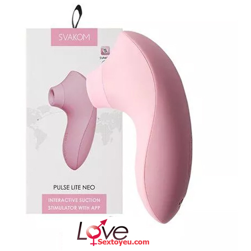 Máy rung bú âm vật Svakom Pulse Lite Neo mini, điều khiển app, kích thích cực đỉnh