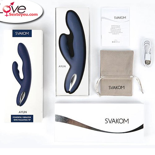 Máy rung Svakom Alyn 2 đầu sóng rung độc đáo cảm giác mới lạ