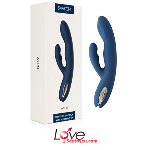 Máy rung Svakom Alyn 2 đầu sóng rung độc đáo cảm giác mới lạ