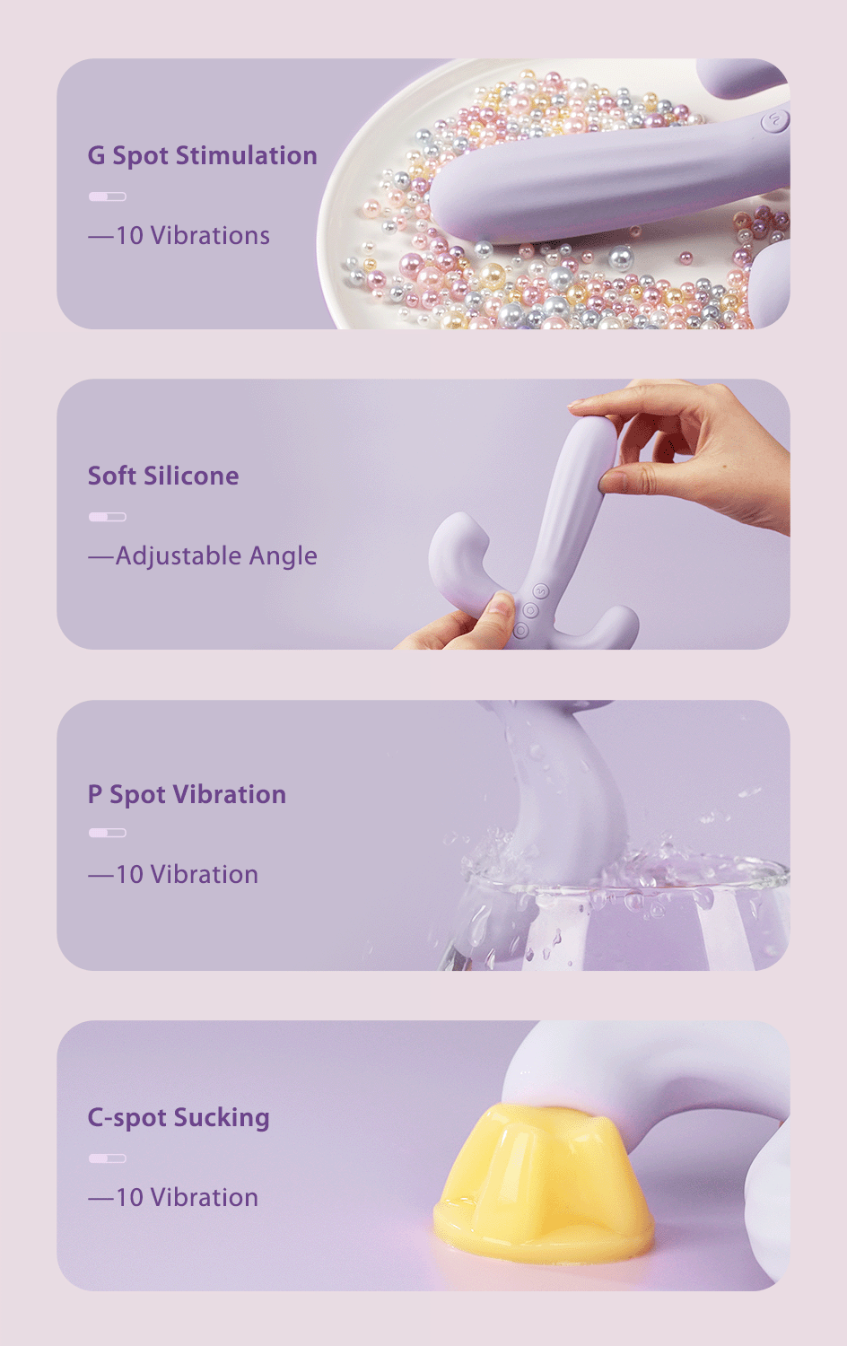 Svakom Bernice 3 đầu hít đất máy rung bú cao cấp uy tín