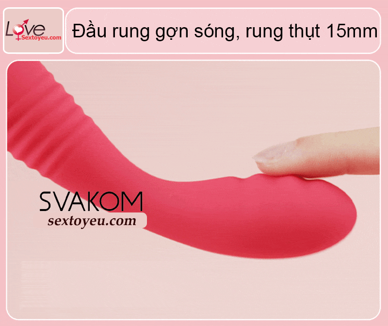 Ngón tay mini Svakom Cici II rung thụt kích thích điểm G Ngón tay mini Svakom Cici II rung thụt kích thích điểm G