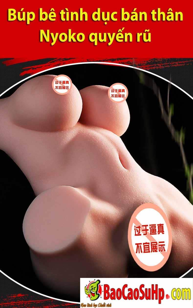 Búp bê tình dục Nyoko bán thân quyến rũ giá tốt chất liệu cao cấp