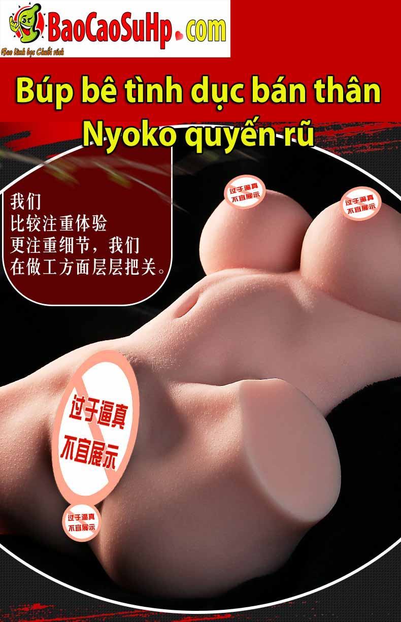 Búp bê tình dục Nyoko bán thân quyến rũ giá tốt chất liệu cao cấp