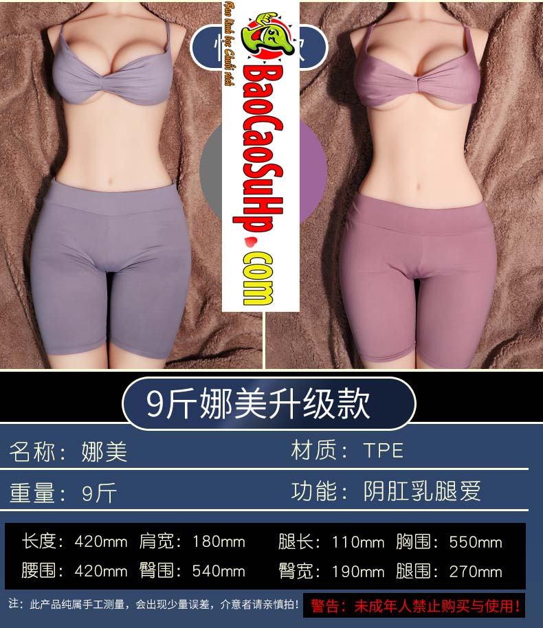 Búp bê tình dục bán thân JJ01 dáng nuột, mô phỏng chân thực