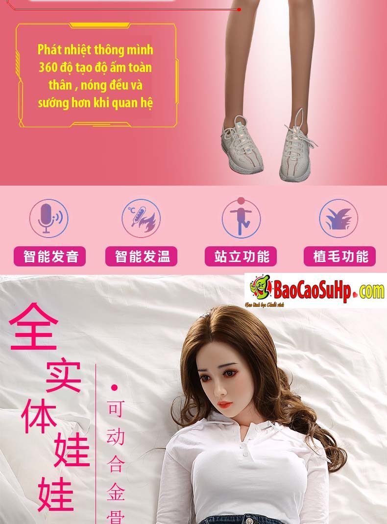 Búp bê tình dục Kyubi silicon cao cấp đẹp tinh tế hấp dẫn
