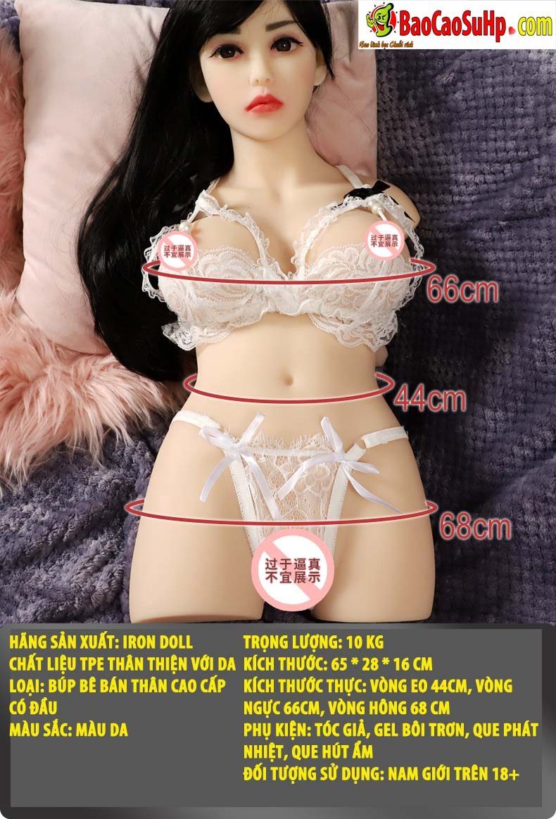 Búp bê tình dục bán thân Monica Anna xinh đẹp lai châu Á châu Âu