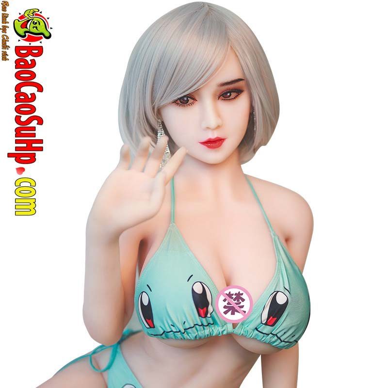 Hei-Ran 1.45m full body beautiful orchid flower realistic sex doll