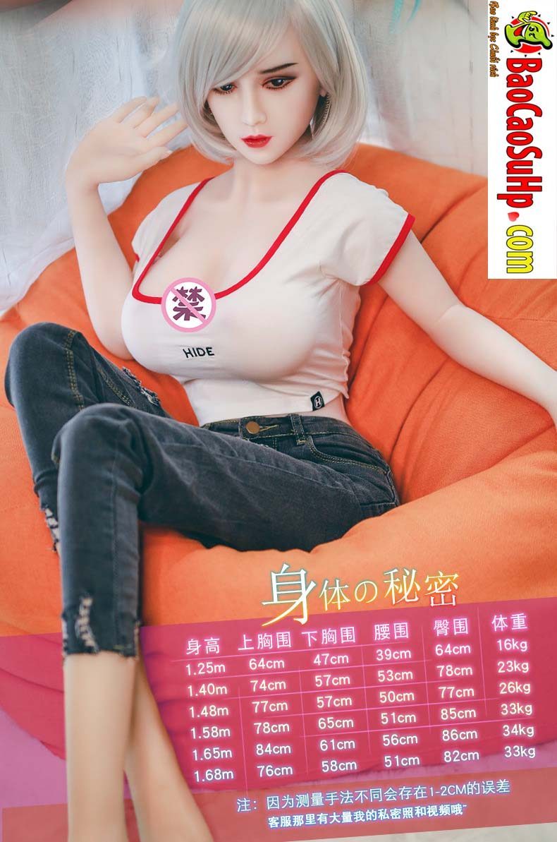 Búp bê tình dục toàn thân Hei-Ran đóa hoa lan 1m45 chân thực