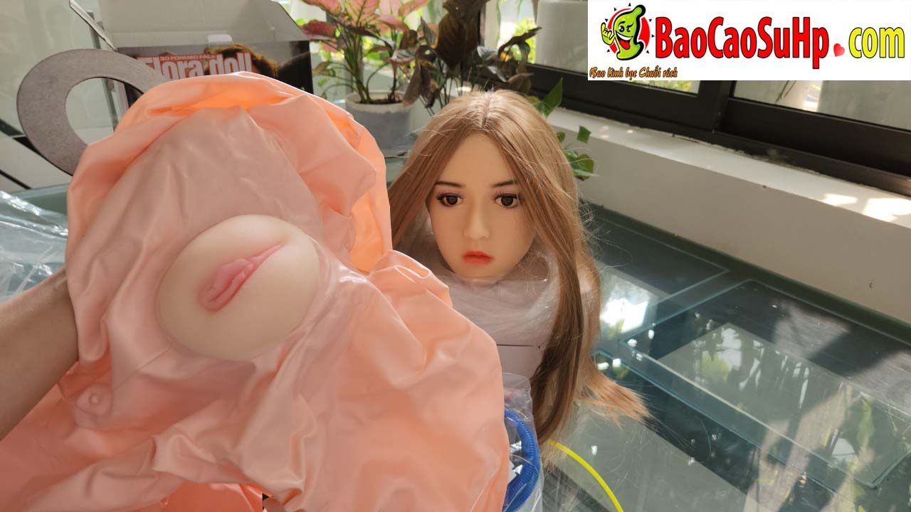 Búp Bê Tình Dục Bơm Hơi Đầu Silicone Xavia Cao Cấp