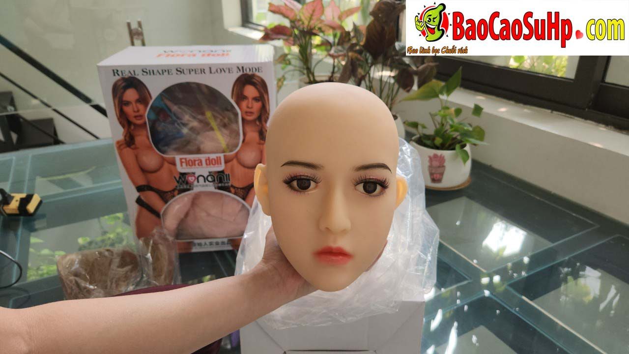 Xavia Premium Silicone Inflatable Sex Doll Head