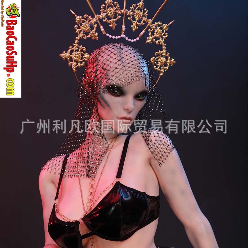 Búp bê tình dục Full 1m53 Morgana nữ hoàng Alien silicon full