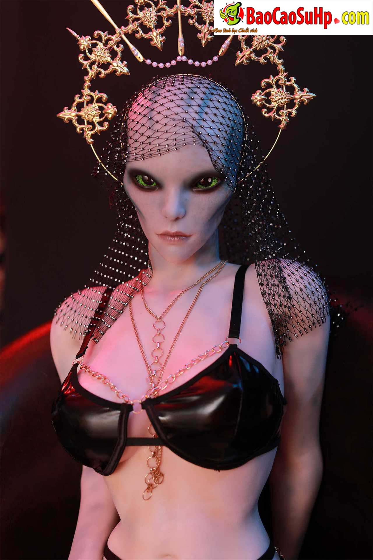Búp bê tình dục Full 1m53 Morgana nữ hoàng Alien silicon full