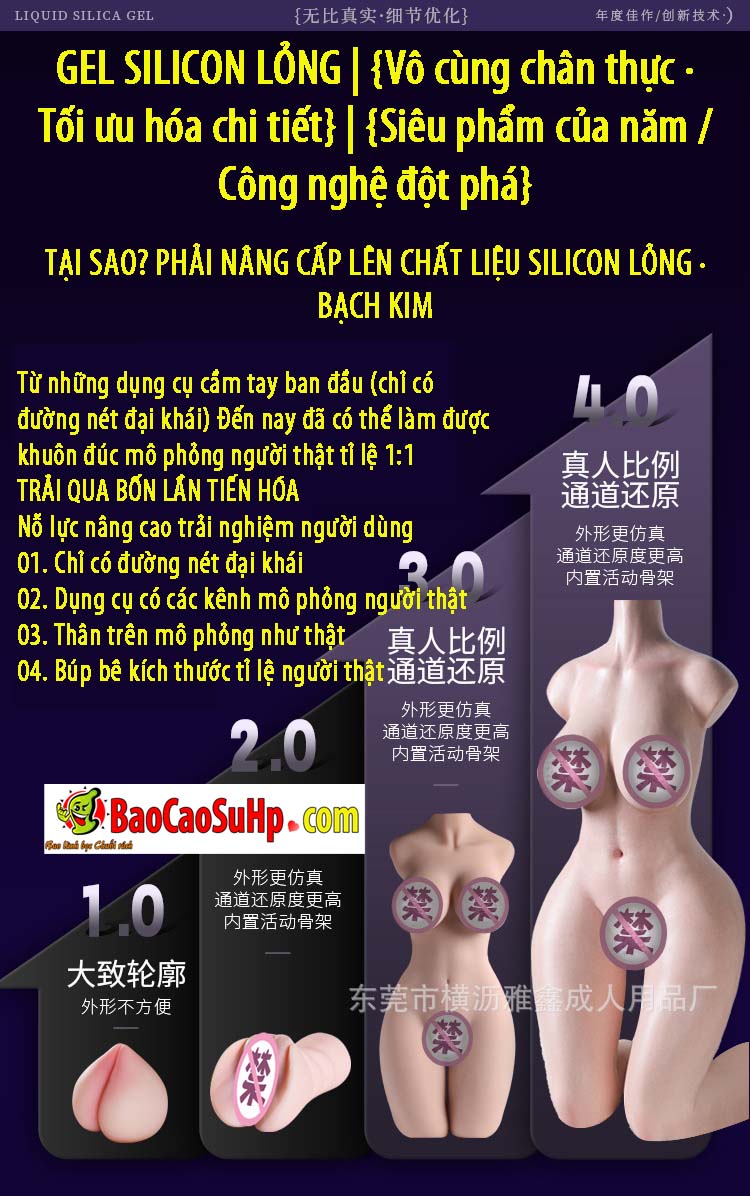 Búp bê tình dục Penelope silicone 8kg ngực phát nhiệt siêu mềm cao cấp