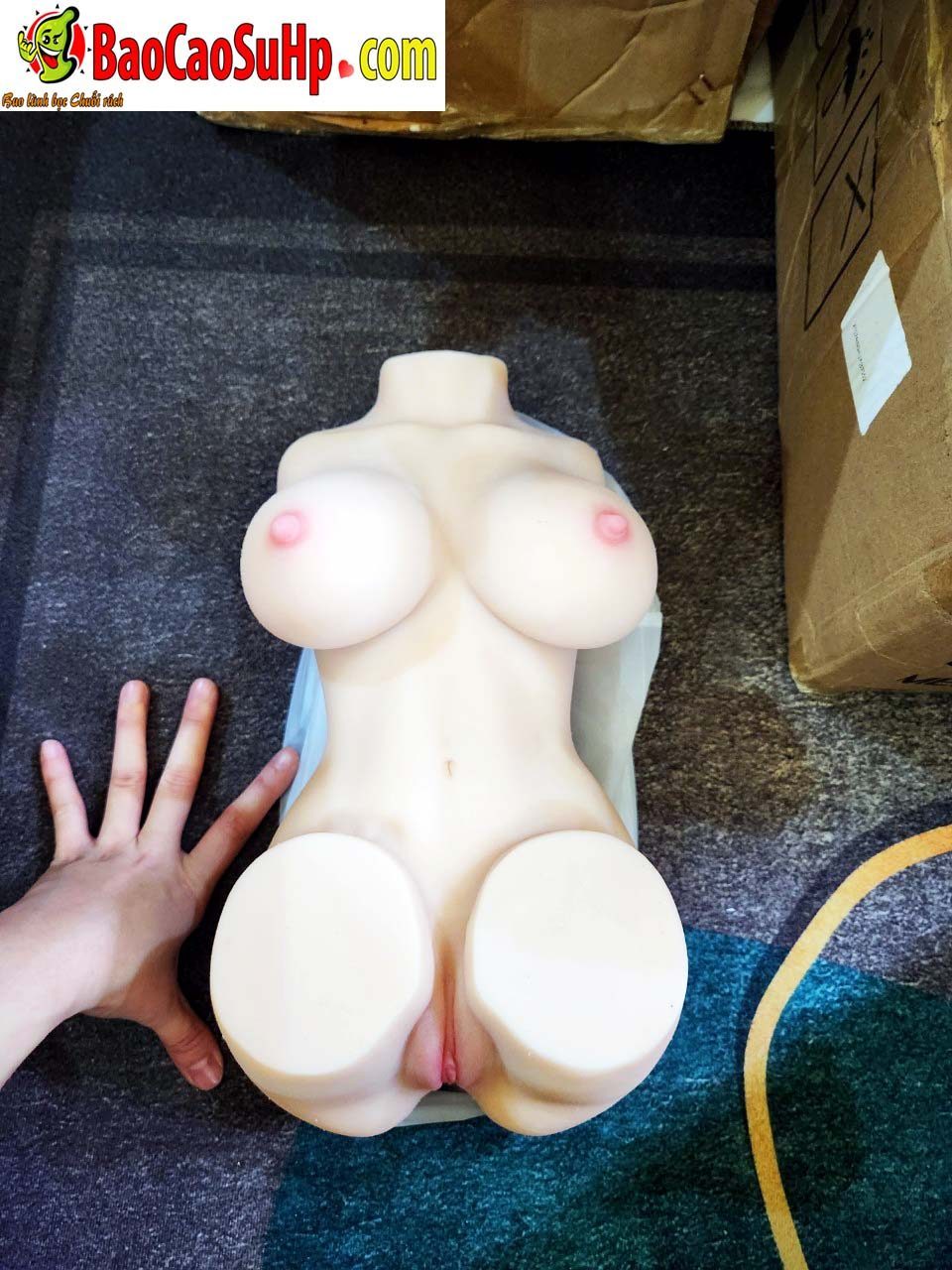 z4136059520374 3b492e1a6d8629c679507ccf292ec371 - Búp bê tình dục bán thân chân khép Calista 4kg phát nhiệt