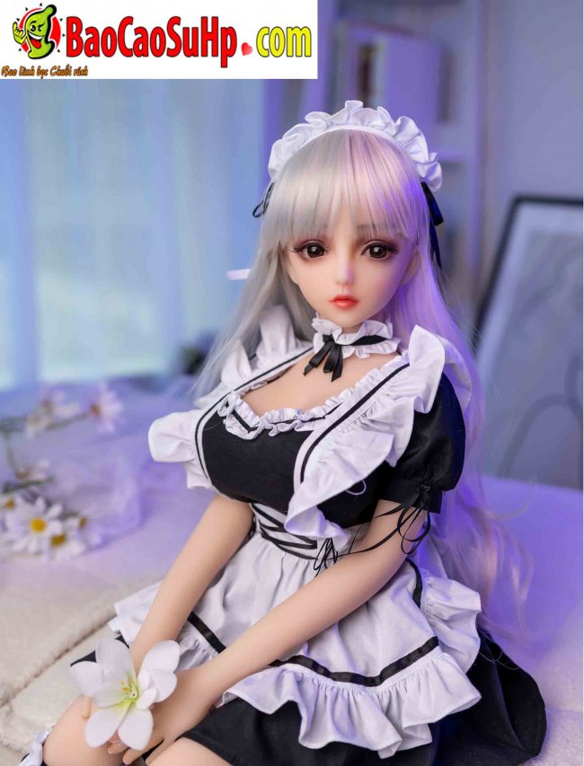 Búp Bê Tình Dục Full Chân Tay Phong Cách Anime Cô Hầu Gái Dễ Thương 