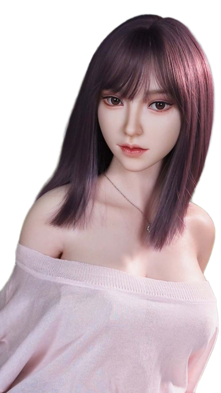  Shop bán Búp bê tình dục full Wisteria hoa tím xinh đẹp mơ màng 1m58 đầu silicone thân TPE  loại tốt 