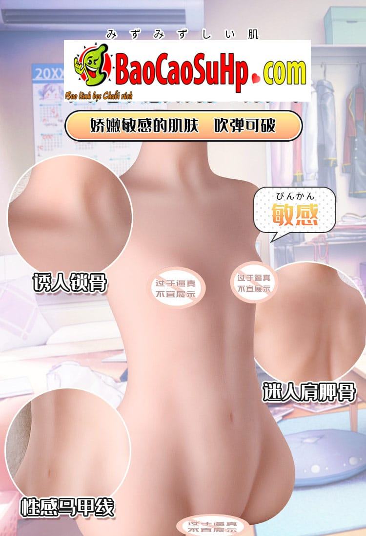 Búp bê tình dục bán thân Nhật Mystery Ji Poor Loli TPE 6kg siêu mềm mại