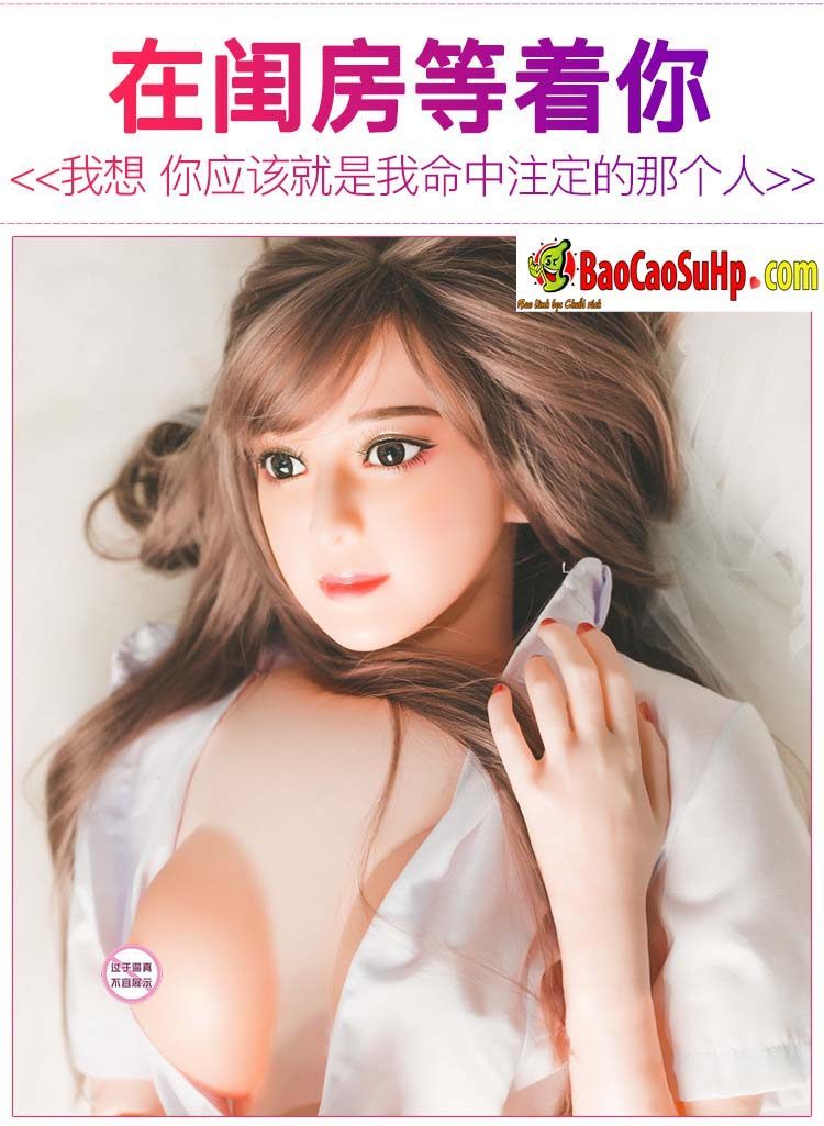 Búp bê bơm hơi Angelina silicone ngực mềm mại cao cấp chất lượng